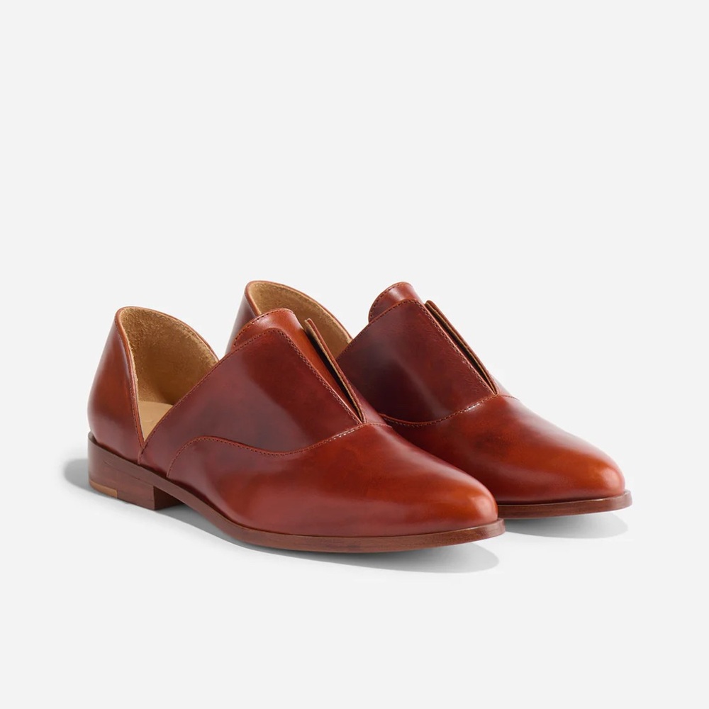 Nisolo Emma D’Orsay Oxfords - Brandy